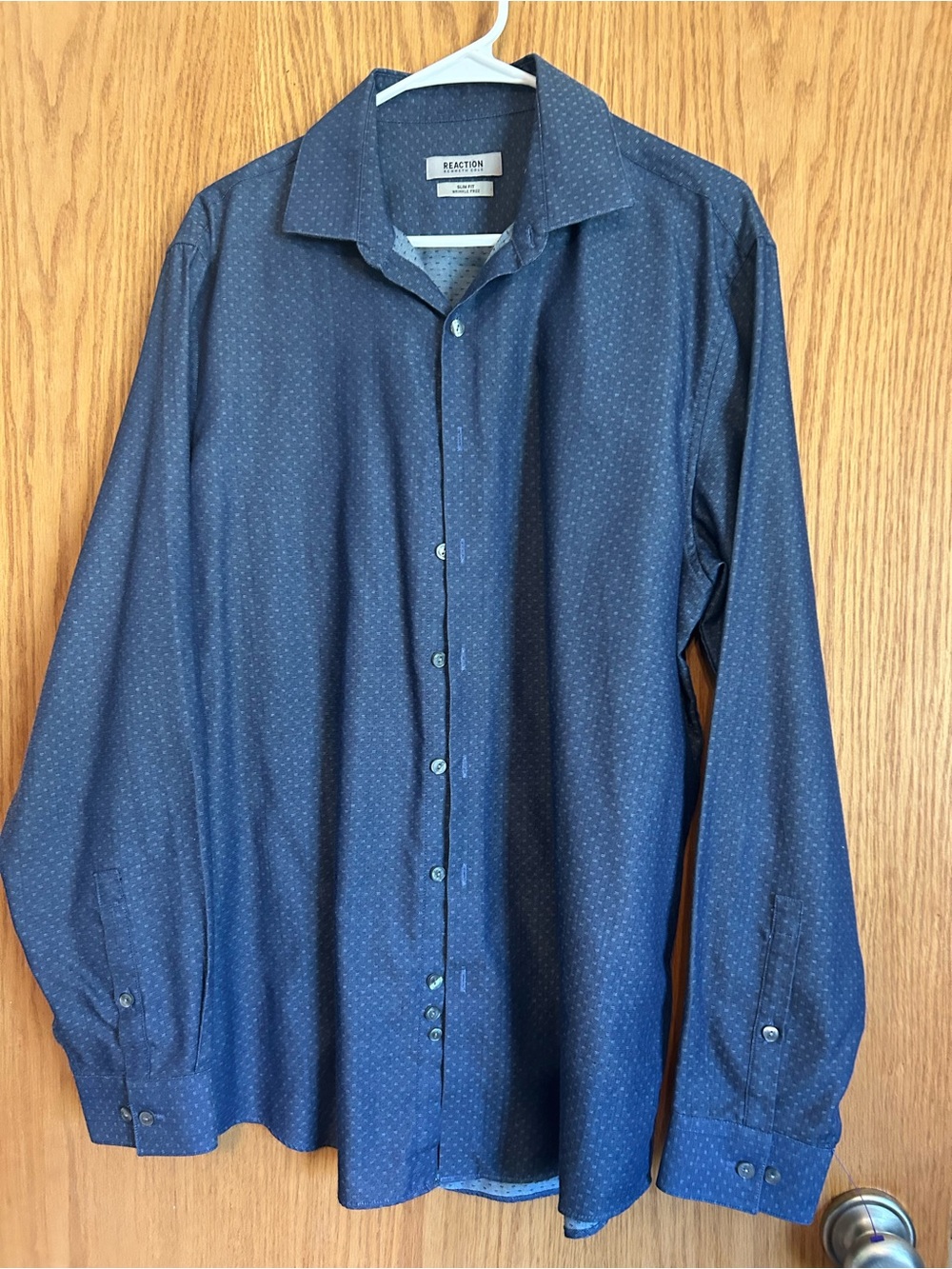 Reaction-Kenneth Cole Microdot Men's Button-Up Shirt
